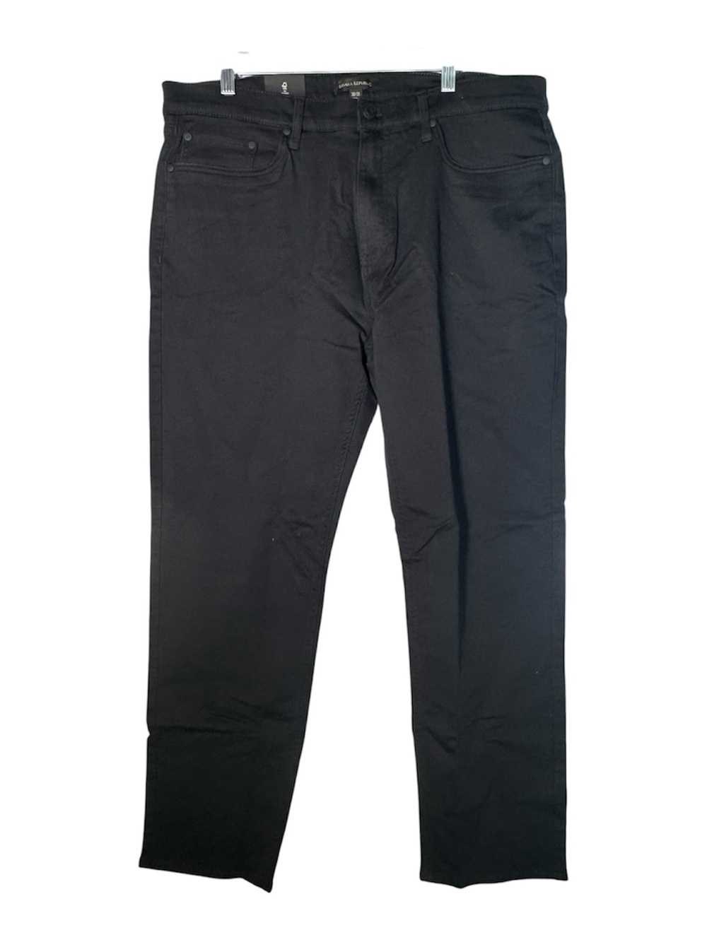 NEW Banana Republic 5 Pocket Pants Black Slim Straight Leg Men’s 38x30 NWT